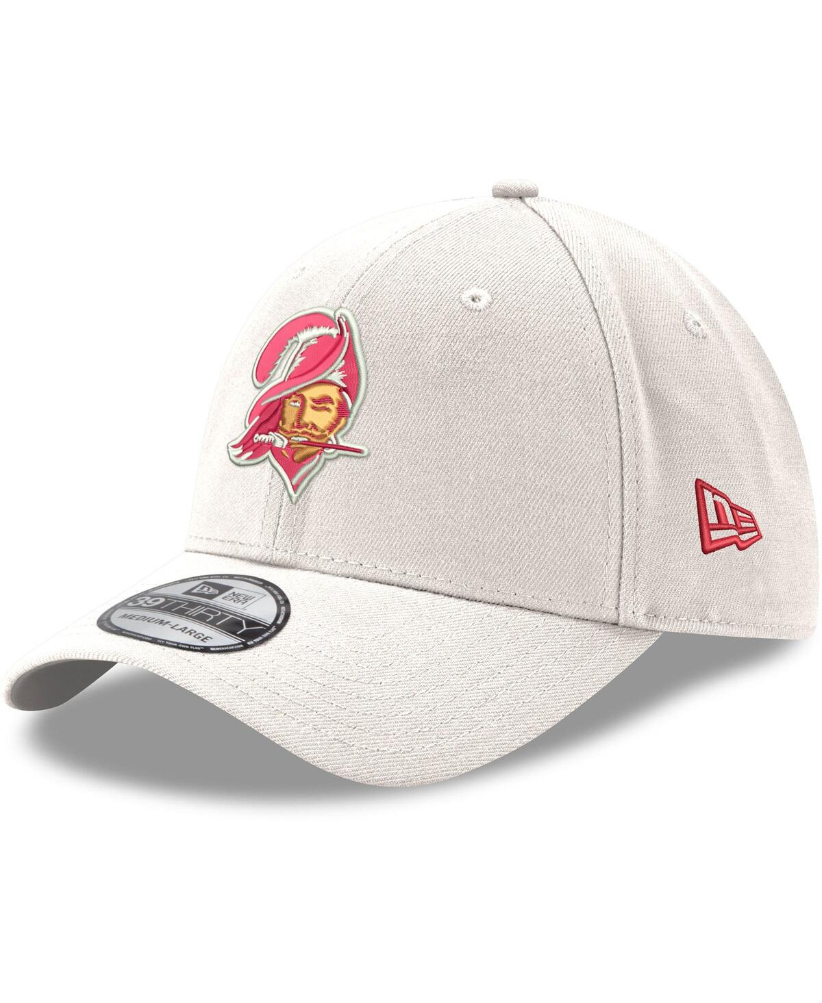 Men'sTampa Bay Buccaneers Throwback Logo Iced Ii 39THIRTY Flex Hat - White