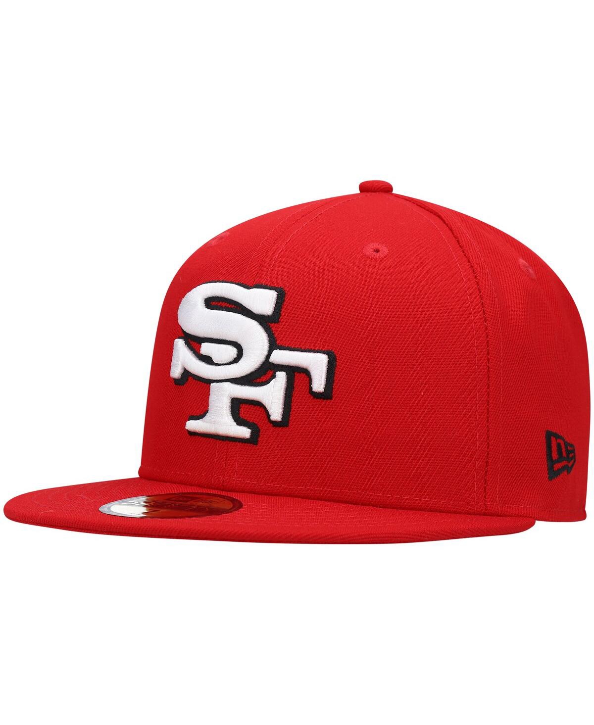 Men'sSan Francisco 49ers Elemental 59FIFTY Fitted Hat - Scarlet