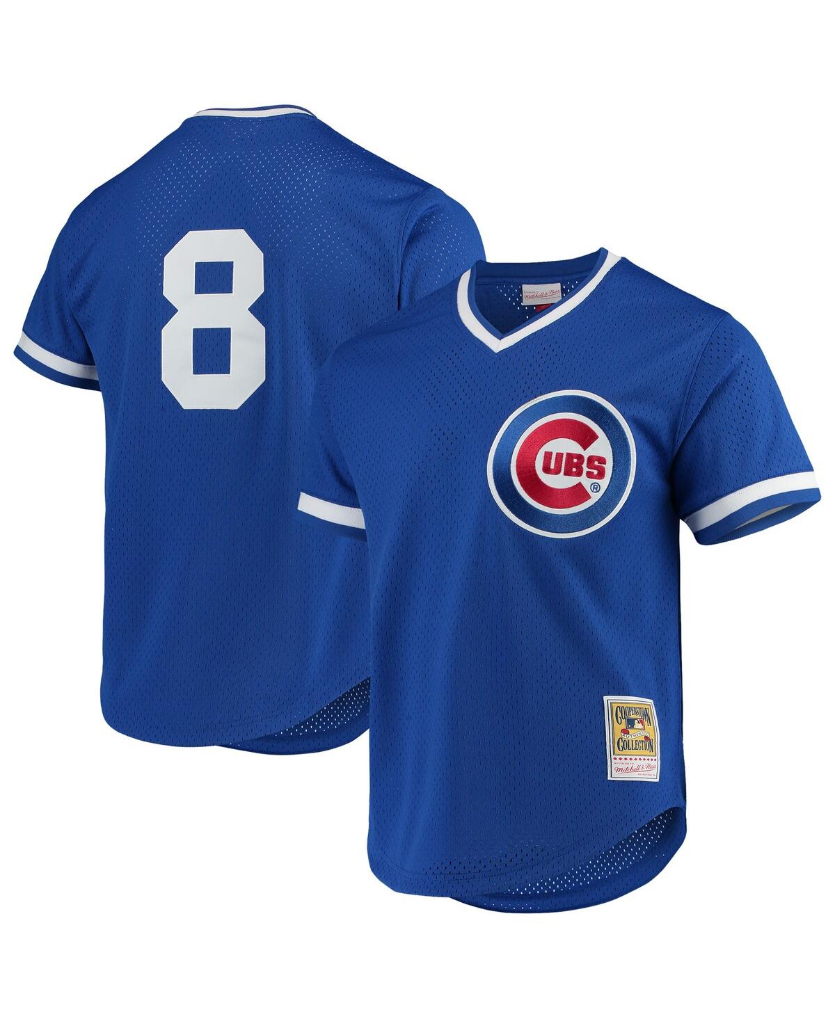 Men's Andre DawsonChicago Cubs Cooperstown Collection Mesh Batting Practice Jersey - Royal