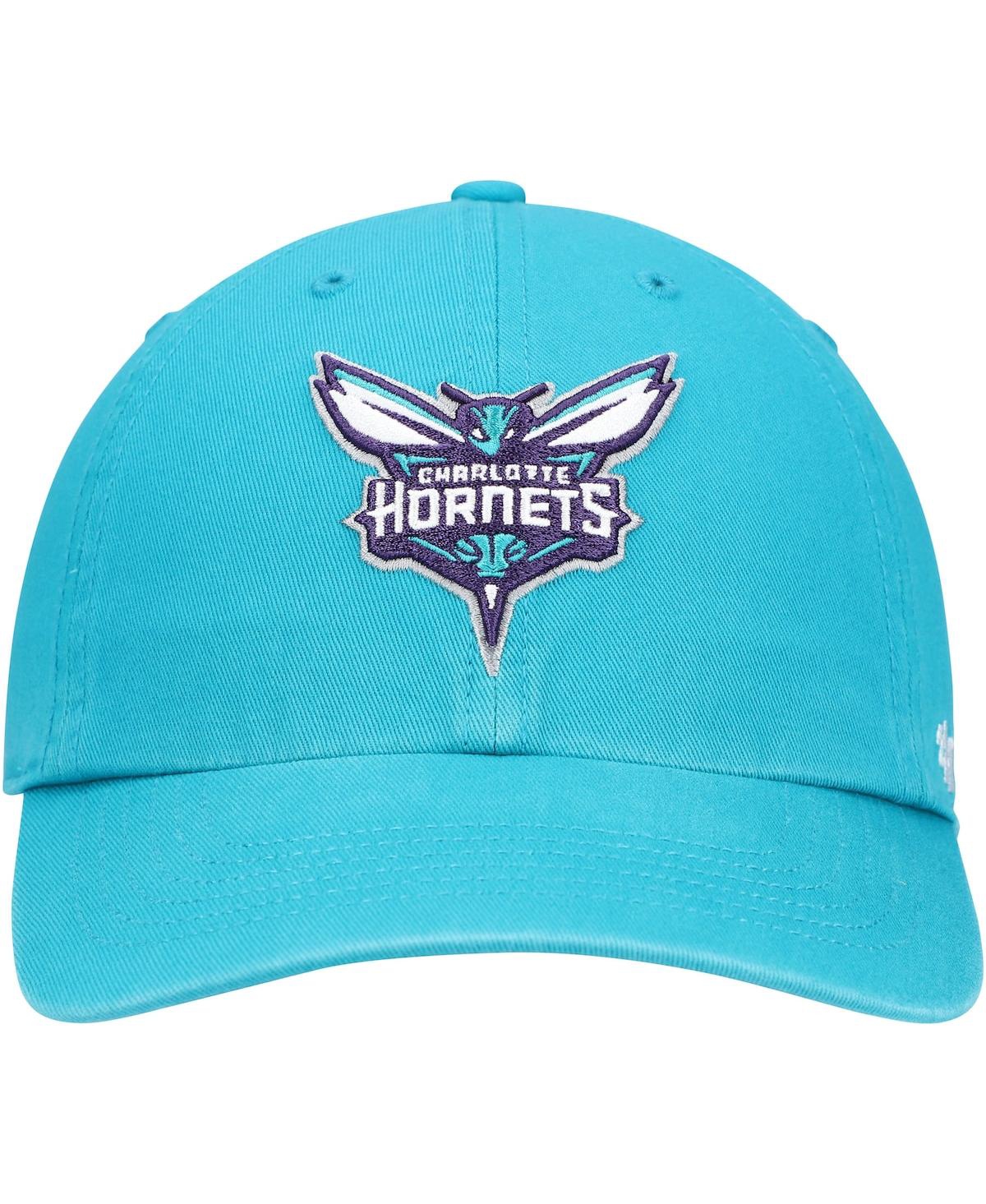 Men'sCharlotte Hornets Team Franchise Fitted Hat - Teal
