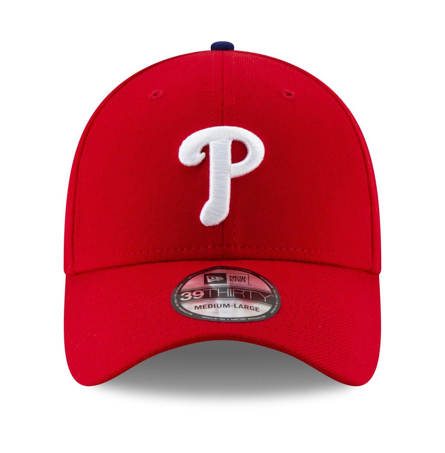 Мужская кепка New Era Red Philadelphia Phillies Game Team Classic 39Thirty Flex Hat — фото 3