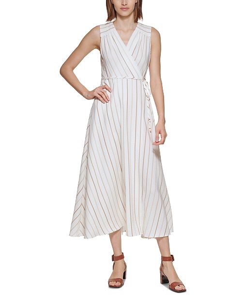 The Must-Have Calvin Klein Wrap Dress for All Seasons