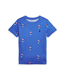 Little Boys Flamingo Print Jersey T-shirt