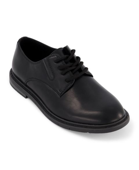 Обувь Kenneth Cole New York Padded Inside Dress Shoe для мальчиков, цвет: Чёрный