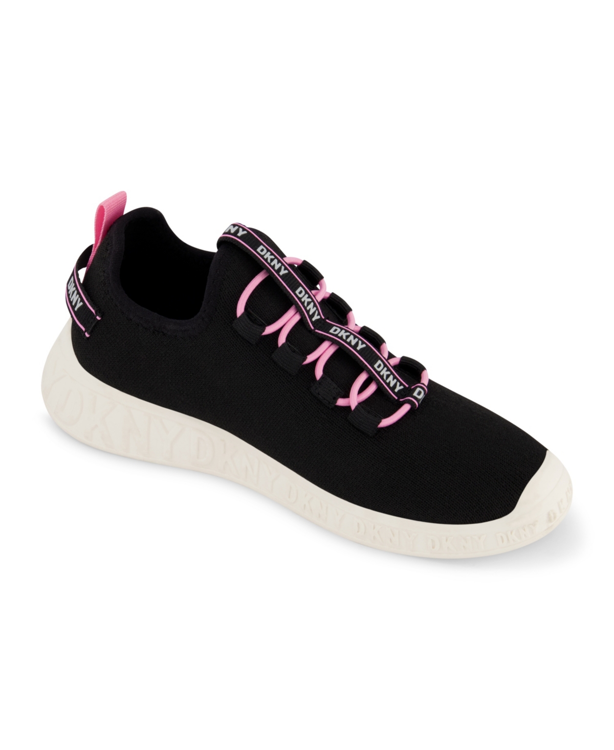 Dkny Little Girls Slip On Sneakers - Black