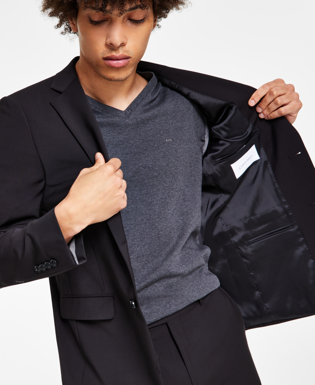 Calvin Klein Men's Skinny-Fit Infinite Stretch Suit Jacket