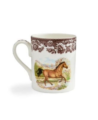 Woodland American Quarter Horse Mug, Set of 4