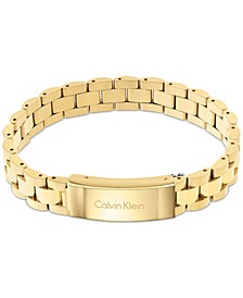 Men's Gold-Tone Link Bracelet