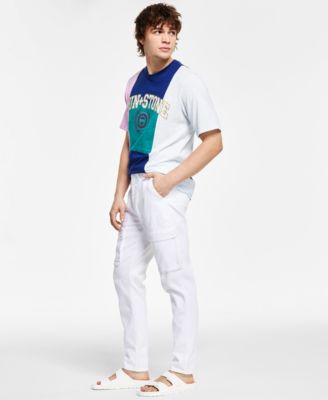 macys mens white jeans