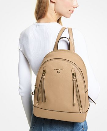 Michael Kors Brooklyn Leather Medium Backpack & Reviews - Handbags ...