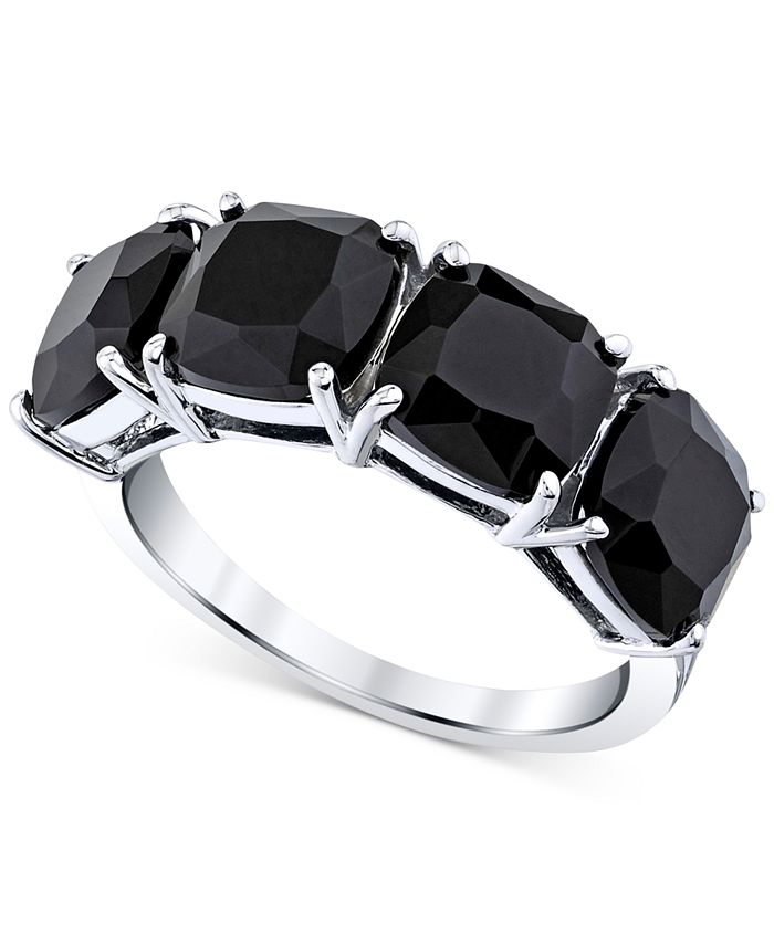 Macy's black clearance onyx ring