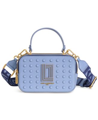Karl Lagerfeld Nouveau Small Box Crossbody Tote in Blue