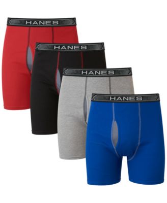 Hanes Mens Ultimate 4pk Sport Boxer Briefs 7190₽