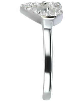 Cubic Zirconia Heart Toe Ring, Created for Macy's