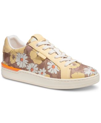 coach floral sneakers