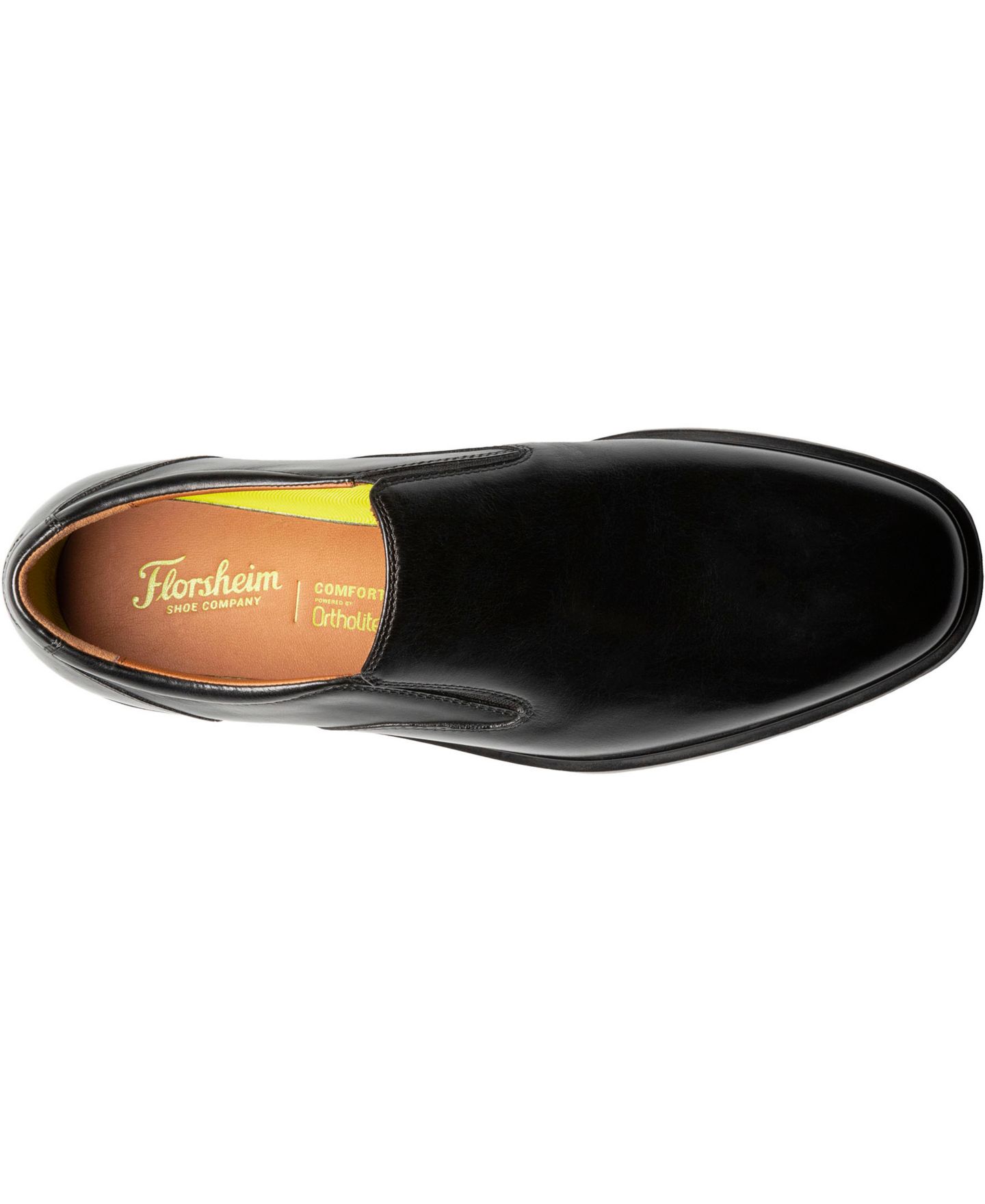 Мужские туфли Florsheim Forecast Water Resistant Plain Toe Slip On, цвет: Чёрный — фото 6