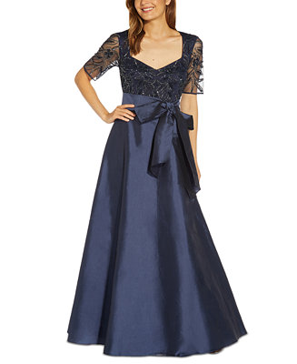 Adrianna Papell Embellished-Bodice Ball Gown - Macy's