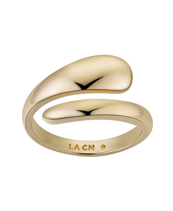 Unwritten 14K Gold Flash Plated Wrap Ring - Macy's