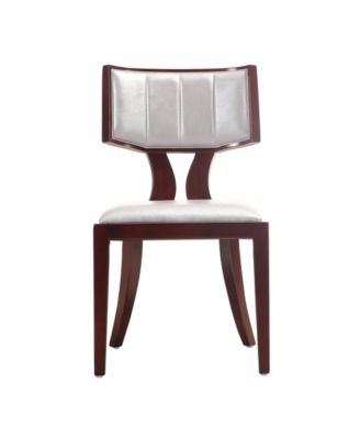 Pulitzer 2-Piece Leatherette Upholstered Dining Chair Set