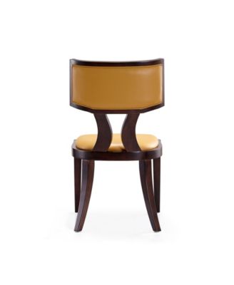 Pulitzer 2-Piece Leatherette Upholstered Dining Chair Set