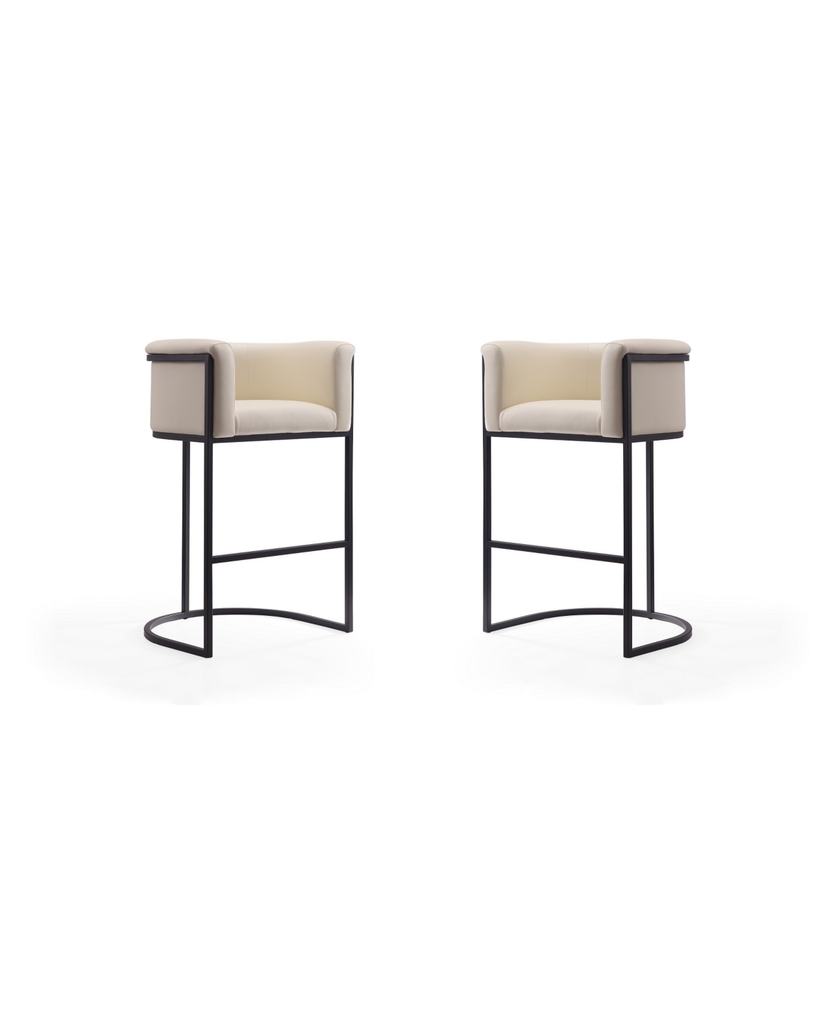MANHATTAN COMFORT COSMOPOLITAN BARSTOOL, SET OF 2