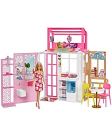 Doll with House, 19 Piece Set