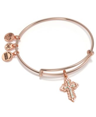 Alex fashion and ani silver cross bracelet