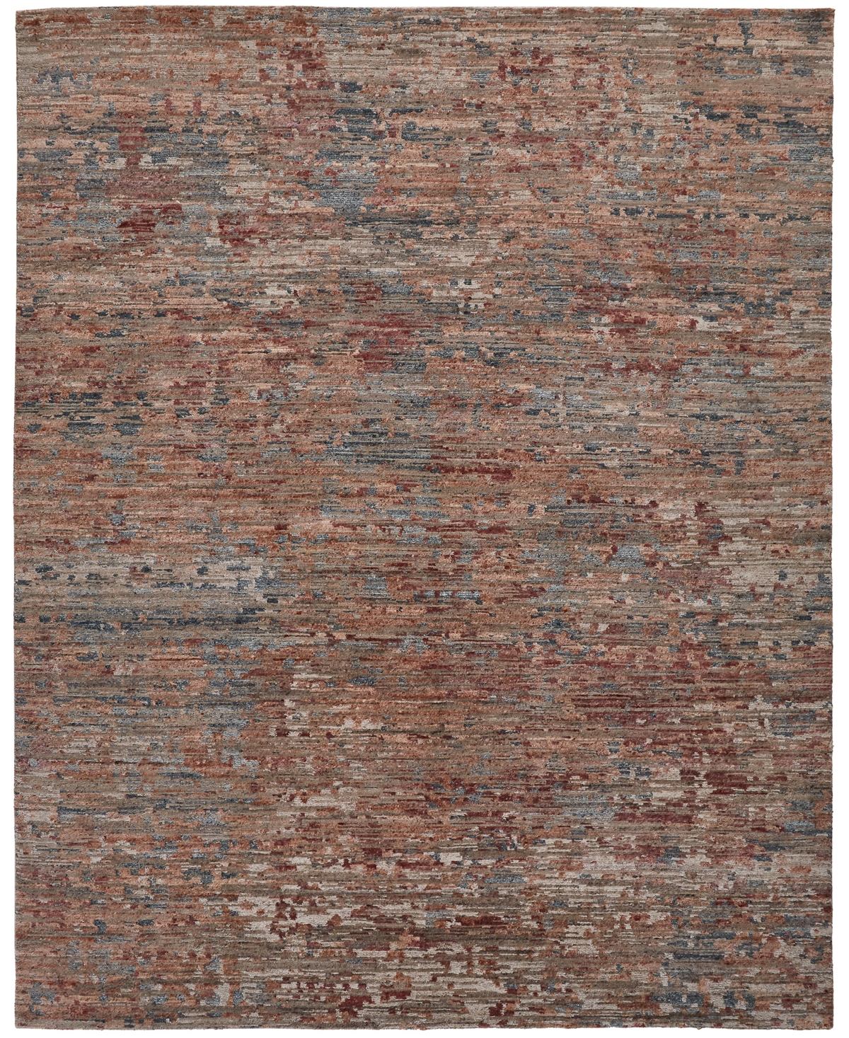 Feizy Kelley KEL6827 3'6in x 5'6in Area Rug - Rust, Blue