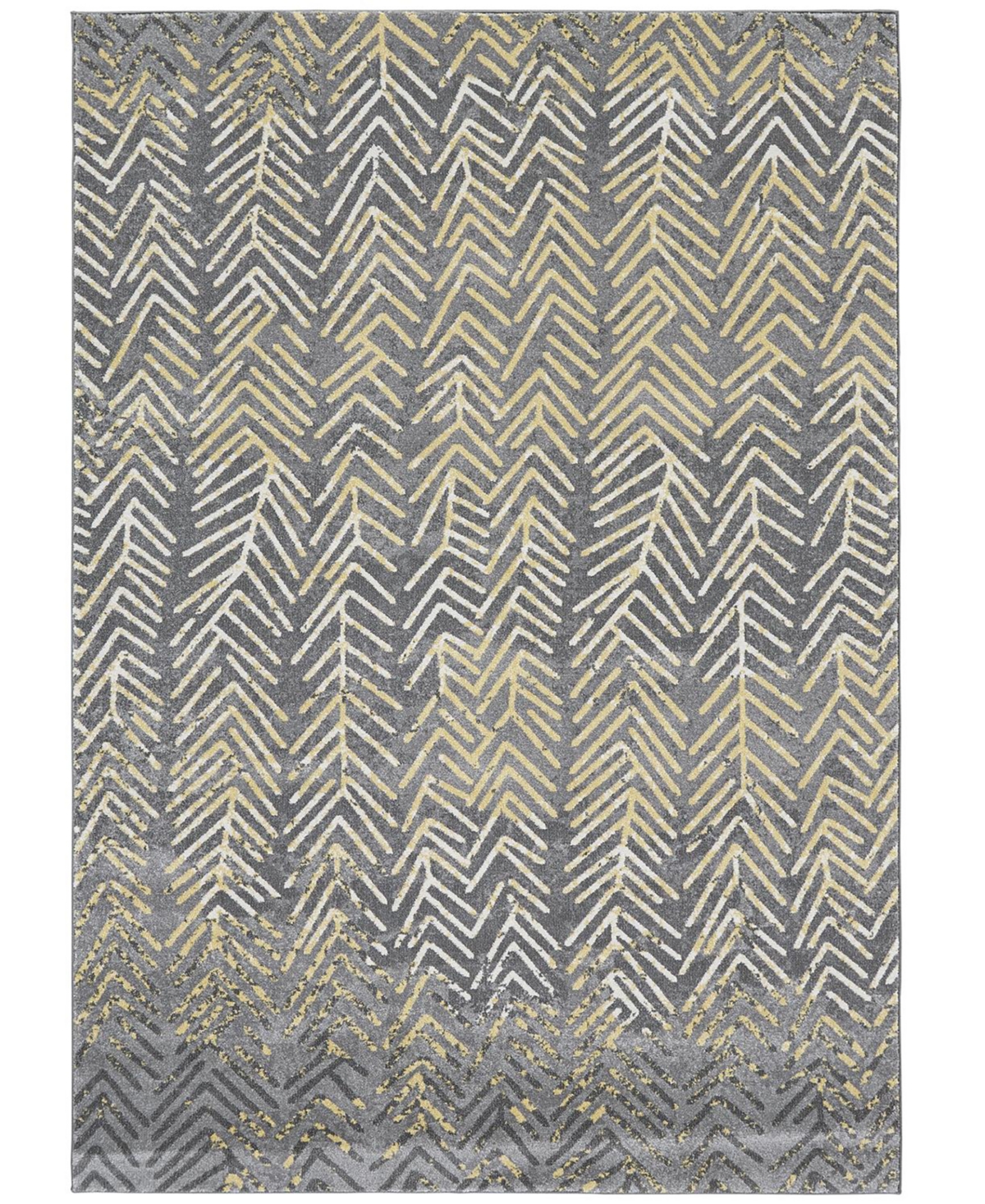 Feizy Gorga GOR3604 5' x 8' Area Rug - Gray