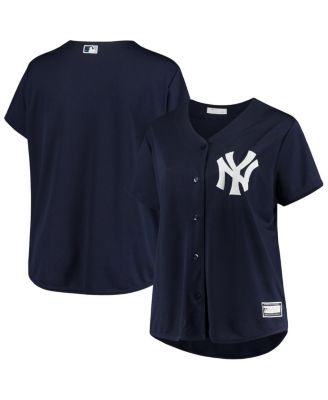 Profile Women's Navy New York Yankees Plus Size Alternate Replica Team Jersey