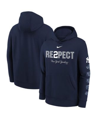 Big Boys Nike Derek Jeter Navy New York Yankees Respect Club Pullover Hoodie Macy s