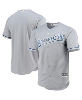 Majestic Men s Gray Kansas City Royals Team Official Jersey Macy s