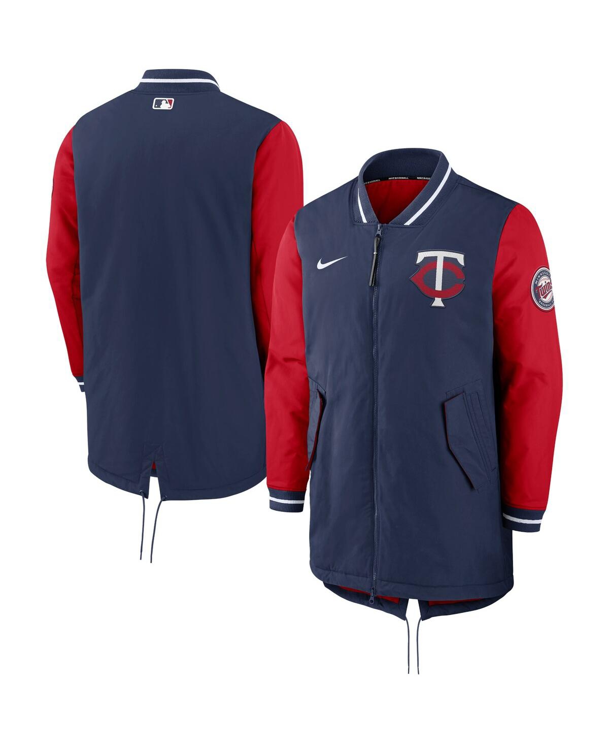 Men's Nike Navy Minnesota Twins Dugout Performance Full-Zip Jacket
