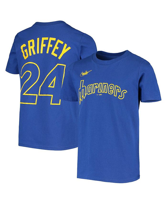 Nike Men's Ken Griffey Jr. Aqua Seattle Mariners Cooperstown Collection  Name Number T-shirt - Macy's