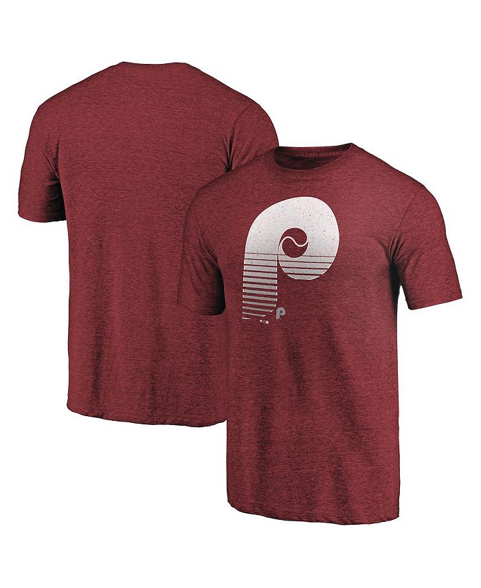 Fanatics Men's Branded Heathered Maroon Philadelphia Phillies Sport Resort T -shirt - Macy's