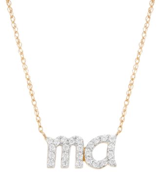 ma 10k gold necklace