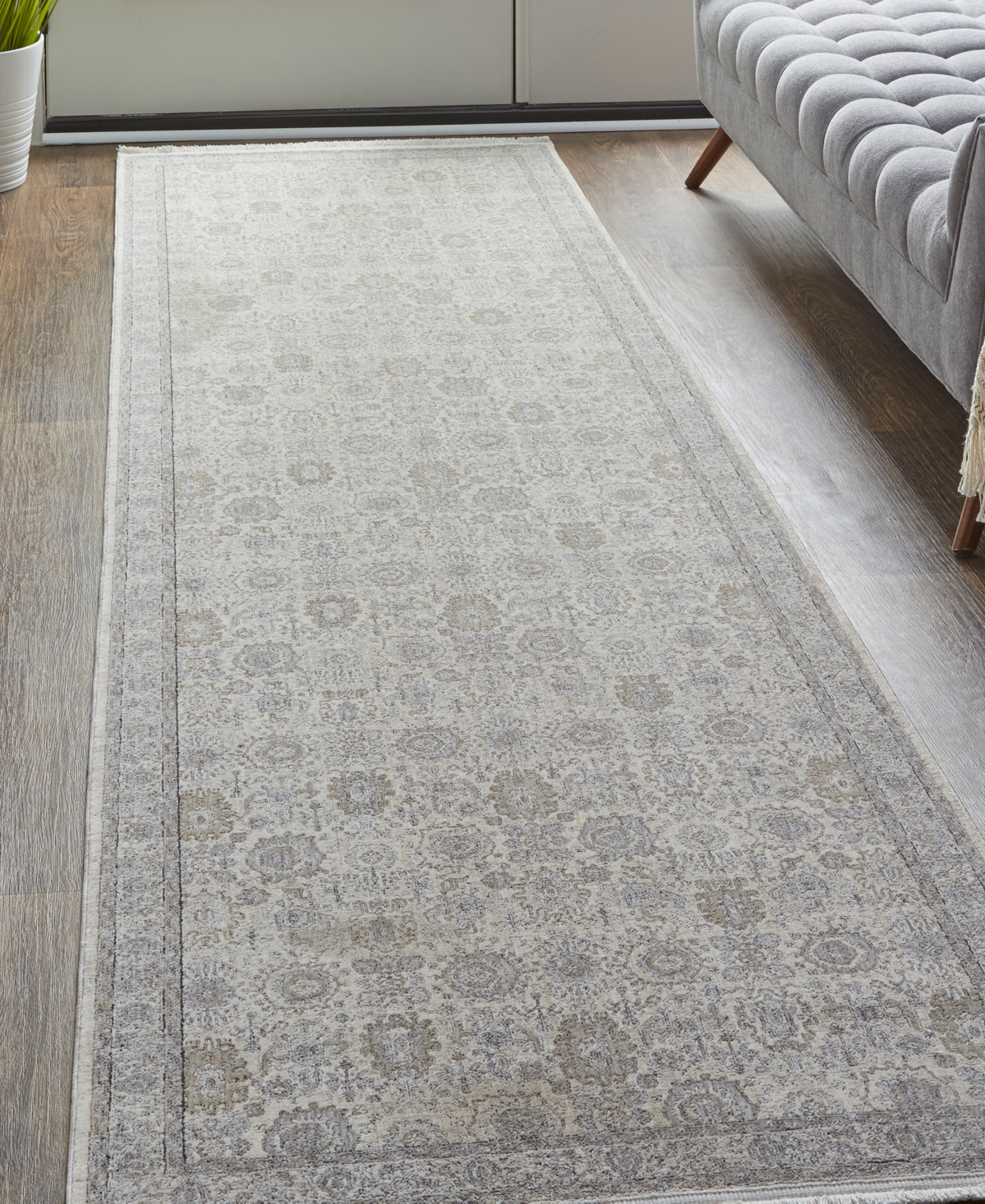 Feizy Marquette R3776 Area Rug - Gray