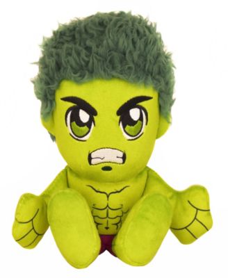 Bleacher Creatures Marvel Hulk Kuricha Sitting Plush Toy- Soft Chibi Inspired Toy, 8