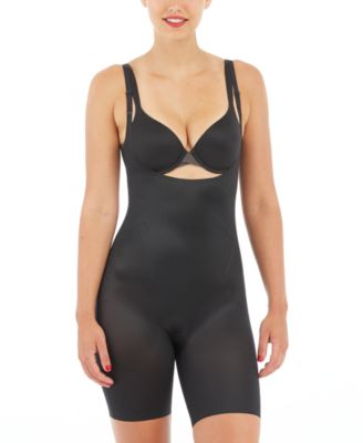 Women's Thinstincts 2.0 Open-Bust Mid-Thigh Bodysuit
