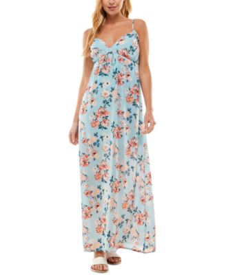 City Studios - Juniors' Empire-Waist Maxi Dress