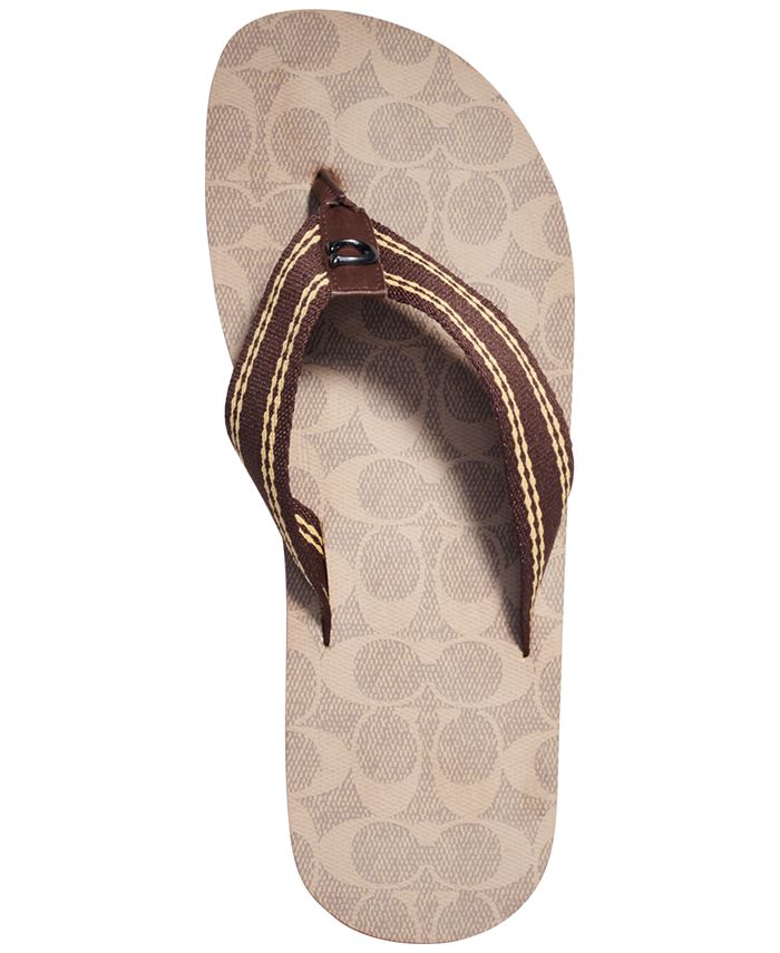 COACH Men's Signature bing Flip Flop Macy's