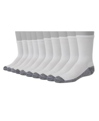 Big Boys Ultimate Crew Socks, Pack of 10