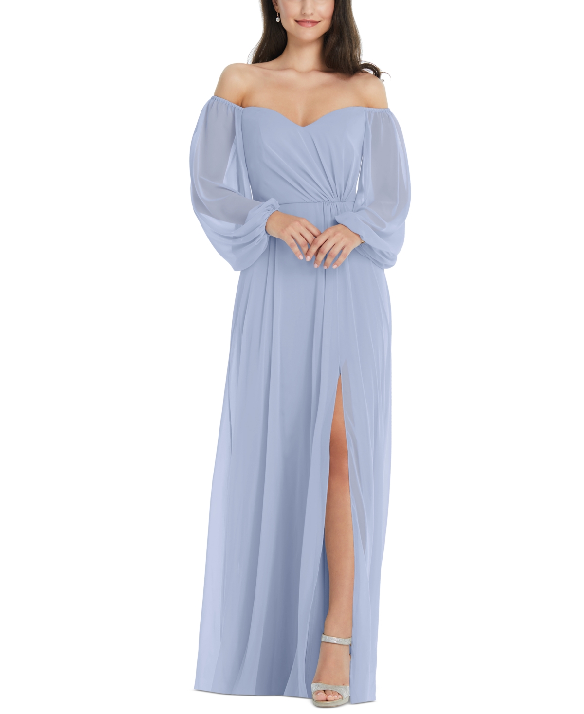 DESSY COLLECTION WOMEN'S OFF-THE-SHOULDER GOWN
