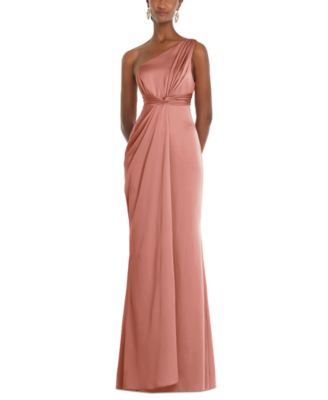 Dessy Collection - One-Shoulder Gown