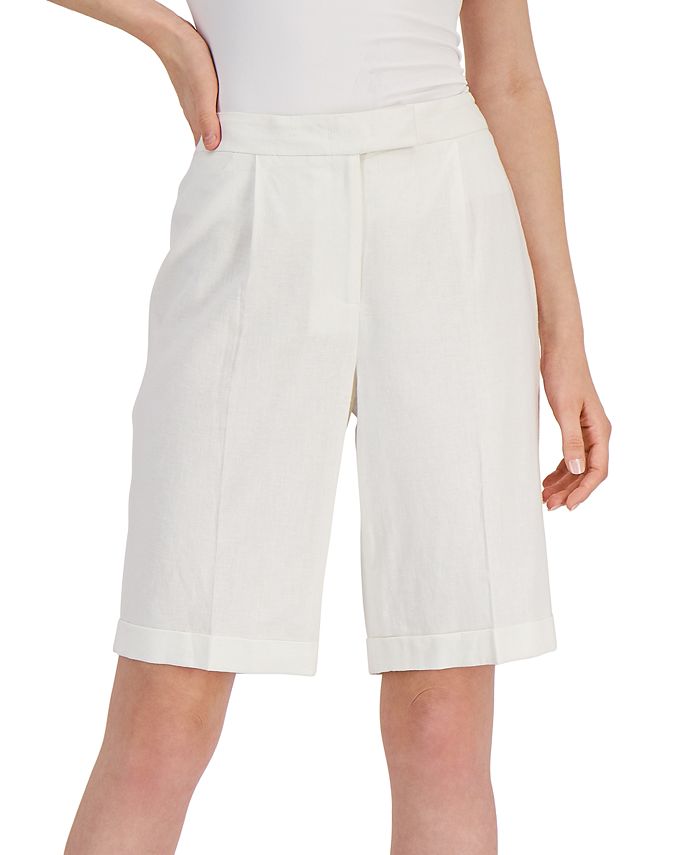 Anne Klein Women s Fitted Bermuda Shorts Macy s