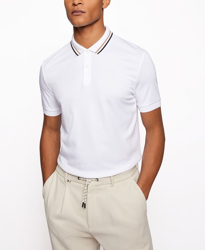 Hugo Boss BOSS x Russell Athletic Unisex Slim-Fit Polo Shirt - Macy's