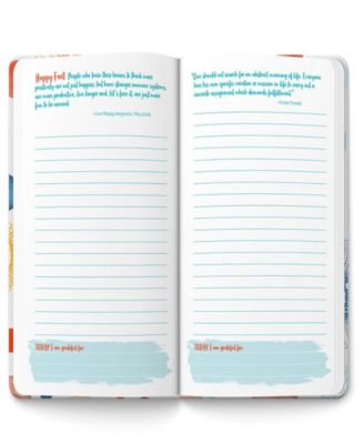 Corso Live Happy Notebook Gratitude Journal, Daily Quote on Mindful Living, Business Notebook, Personal Diary