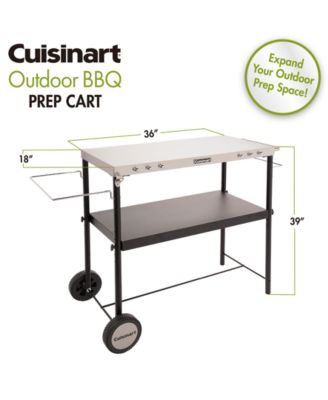 Outdoor BBQ Prep Cart
