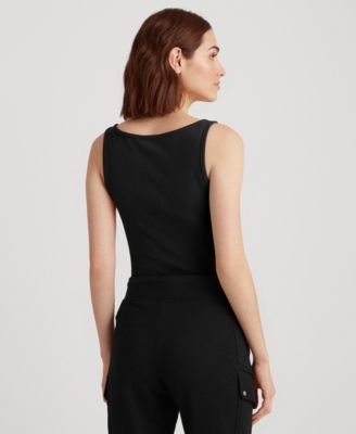 Women's Sweater-Knit Blazer, Stretch Tank Top & Straight-Leg Denim Jeans