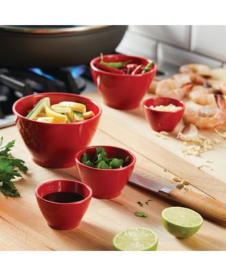 10-Pc. Mix and Measure Mixing Bowl Measuring Cup and Utensil Set